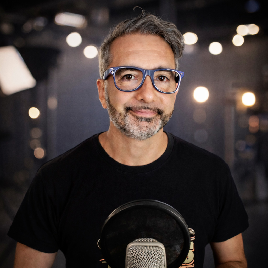 Ritratto di Ciro Sannino in studio